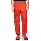Adidas Originals By Alexander Wang Men's Crinkled Tech-fabric Tear-away Track Pants-red