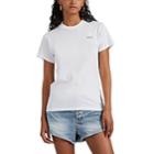 Monogram Women's Graphic Cotton T-shirt - White