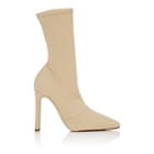 Yeezy Women's Stretch-canvas Ankle Boots-beige, Tan