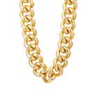 Stazia Loren Women's 1990s Curb-chain Necklace - Gold