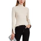 Rag & Bone Women's Brynn Rib-knit Turtleneck Sweater - White