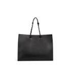 Jil Sander Women's Tangle Medium Leather Tote Bag - Black