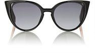 Fendi Cutout-lens Cat-eye Sunglasses-multi