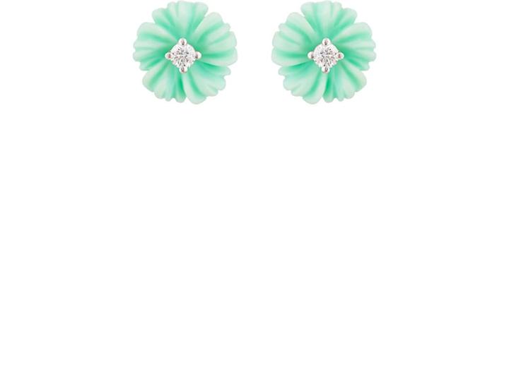 Irene Neuwirth Women's Flower Stud Earrings