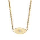 Jennifer Meyer Women's Evil Eye Charm Necklace-gold