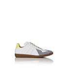 Maison Margiela Men's Replica Leather & Suede Sneakers - White