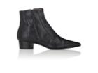 The Row Women's Ambra Snakeskin Ankle Boots