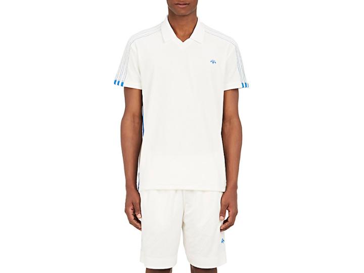 Adidas Originals By Alexander Wang Men's Cotton-blend Soccer Polo Shirt