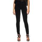 J Brand Women's Maria Velvet High-rise Skinny Jeans-black