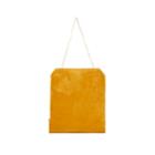 The Row Women's Small Suede Lunch Bag - Yellow