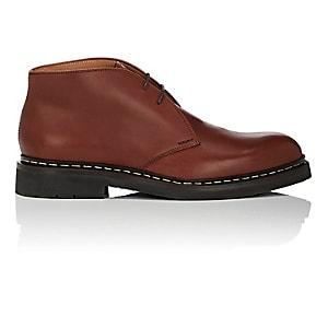 Heschung Men's Genet Leather Chukka Boots-med. Brown