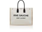 Saint Laurent Women's Rive Gauche Large Canvas Tote Bag