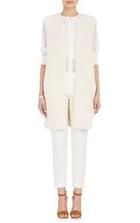 Tomorrowland Long Gilet Vest-white