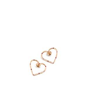 Brent Neale Women's Open Heart Earrings - Pink