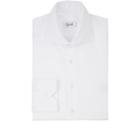 Cifonelli Men's Cotton Pinpoint Oxford Cloth Dress Shirt-white