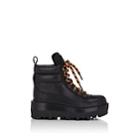 Marc Jacobs Women's Crosby Leather Platform Ankle Boots-black
