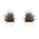 Samuel Gassmann Paris Men's Mink Fur Cufflinks-gray