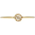 Grace Lee Women's Diamond & Gold Petite Crown Bezel Ring