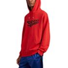 Givenchy Men's Icarus-logo Cotton French Terry Hoodie - Red