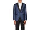 Brooklyn Tailors Men's Faille-trimmed Wool One-button Tuxedo Jacket