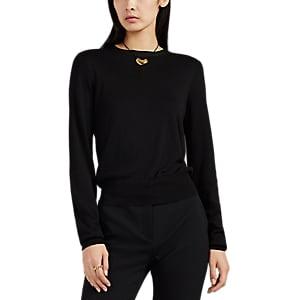 The Row Women's Raffi Silk Sweater - Black