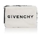 Givenchy Women's Gv3 Large Faux-fur Pouch-wht.&blk.