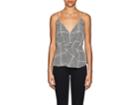 L'agence Women's Chiara Houndstooth Silk Twisted Top