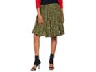 Prada Women's Pleated Wool Tweed Miniskirt