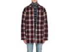 Balenciaga Men's Checked Wool-blend Oversized Shirt Jacket