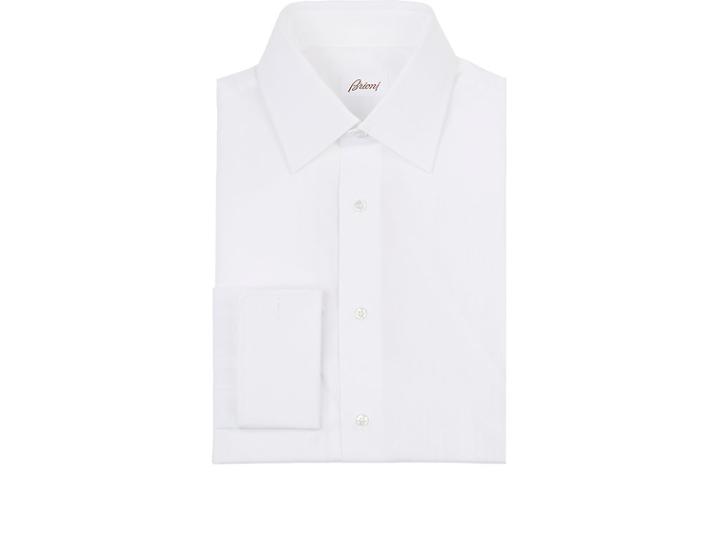 Brioni Men's Cotton Poplin Button-front Shirt