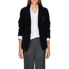 Undercover Women's We Are Infinite-patch Wool-blend Sherpa Blazer-navy