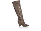 Isabel Marant Women's Metallic Suede Knee Boots