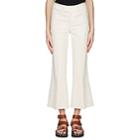 Isabel Marant Women's Nyree Cotton-blend Flared Pants-white