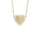 Jennifer Meyer Women's Diamond-border Heart Necklace