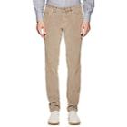 Pt05 Men's Cotton Corduroy Super-slim Trousers-beige, Tan