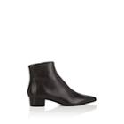 The Row Women's Ambra Leather Ankle Boots-brown