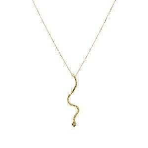 Ileana Makri Women's Lucky Snake Pendant Necklace