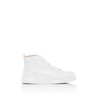 Christian Louboutin Men's Rankick Flat Leather Sneakers-white