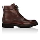 Barneys New York Men's Lug-sole Leather Boots-brown