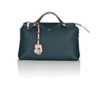 Fendi Women's By The Way Small Leather Shoulder Bag-amazone Green