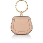 Chlo Women's Nile Small Leather & Suede Crossbody Bag-beige, Tan