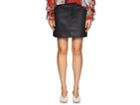 Robert Rodriguez Women's Leather Miniskirt