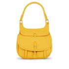 Fontana Milano 1915 Women's Chelsea Small Leather Saddle Bag - Yellow