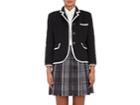 Thom Browne Women's Grosgrain-tipped Down-quilted Cashmere Jacket