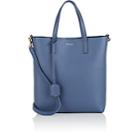 Saint Laurent Women's Toy Leather Shopping Tote Bag - Blue