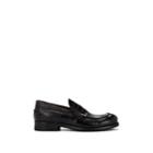 Barneys New York Men's Leather College Loafers - Black