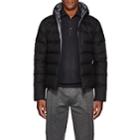 Herno Men's Down-quilted Hooded Puffer Jacket-black