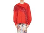 Dries Van Noten Women's Fringe-trimmed Merino Wool-blend Sweater