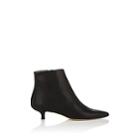 The Row Women's Coco Leather Ankle Boots-black