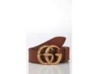 Gucci Men's Gg Buckle Leather Belt